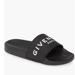 Givenchy Logo Pool Slide - Black